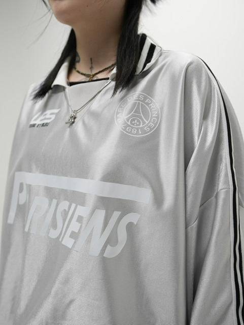 受注制【Never mind the XU】uniform line long sleeve tee (2color)