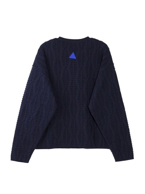 【ARCH by ROARINGWILD】FISH SCALE PATTERN SWEATER