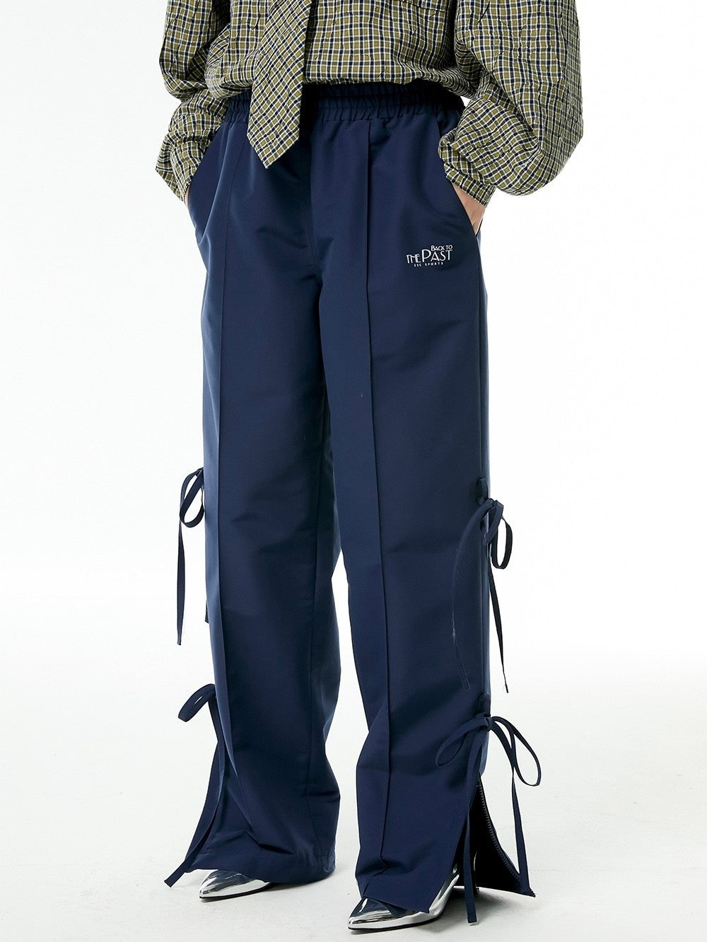 【ESC STUDIO】ribbon training pants