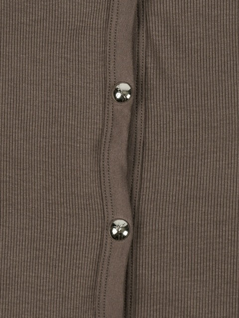 【ROCK CAKE】Nickel Snap Slim Cardigan