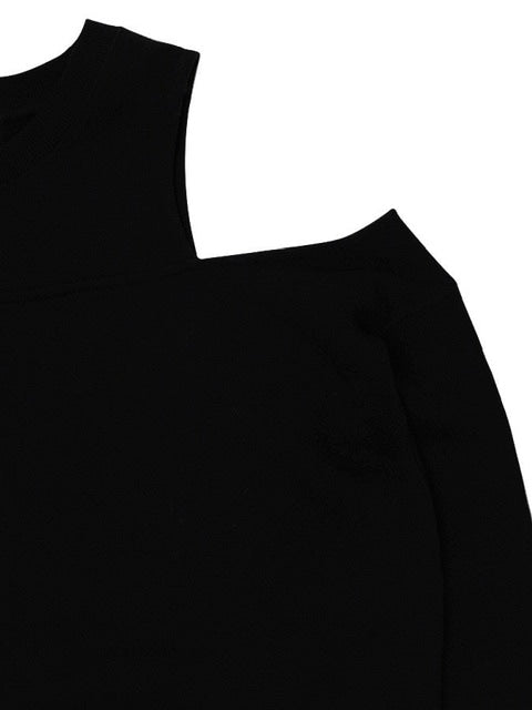 【ROCK CAKE】Open Shoulder Sweatshirt
