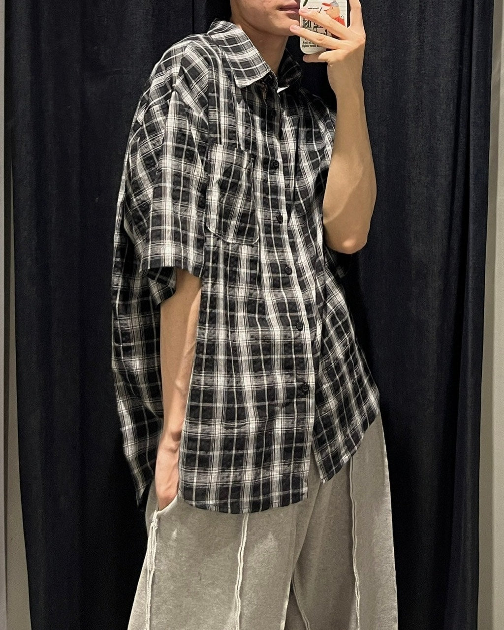 受注制【youll】tartan check shirt (4color)