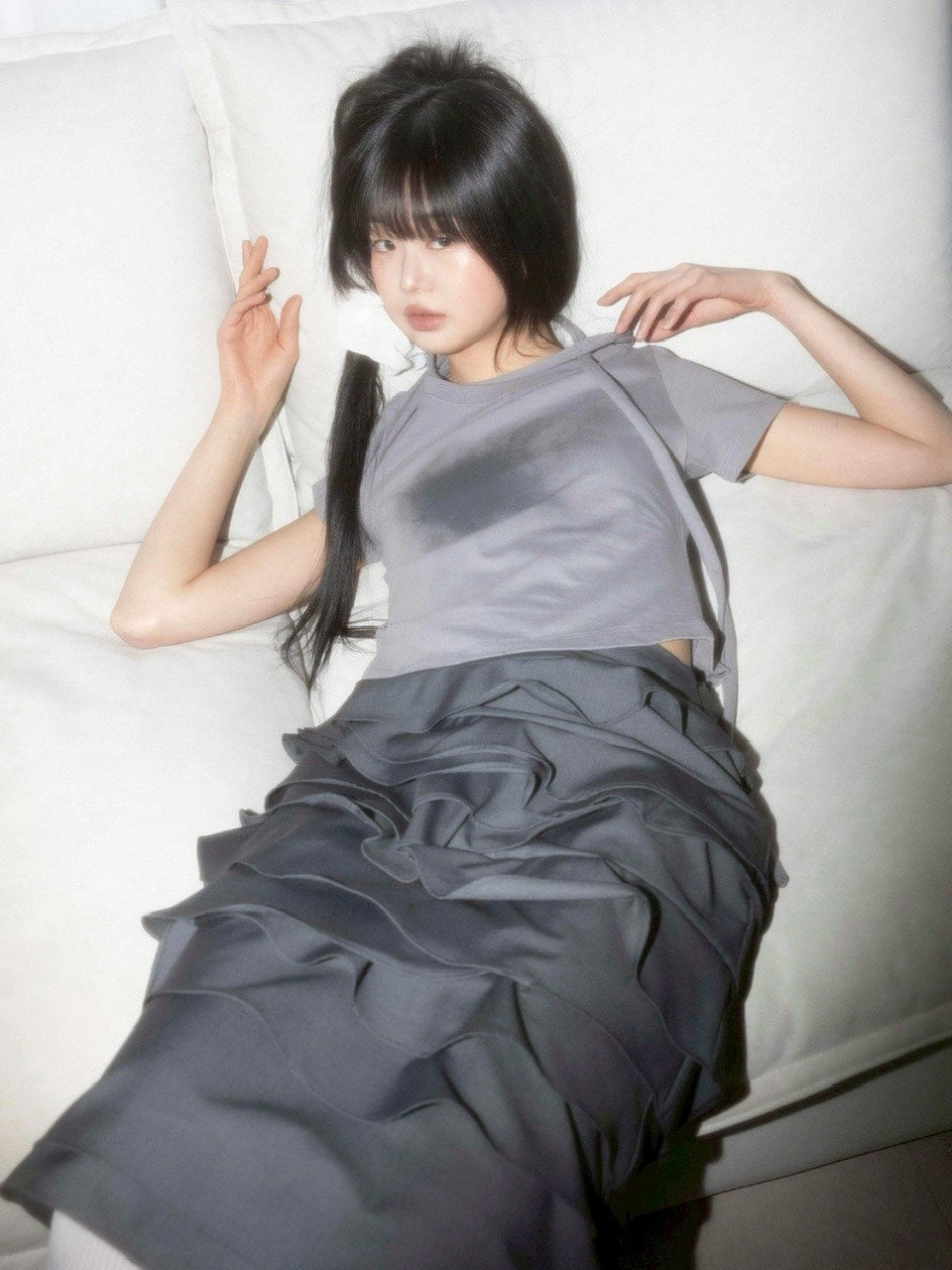 【FLAREUP】Vanish Tie Scarf T-Shirt