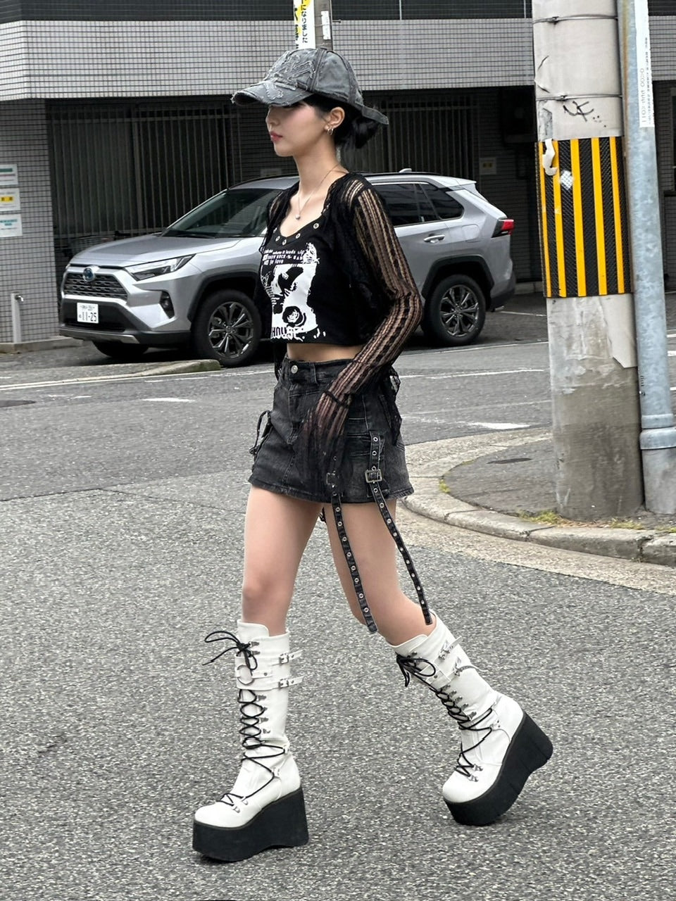 【Never mind the XU】frill lace cardigan (2color)