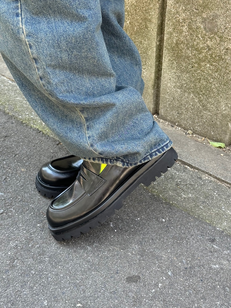 受注制【Chikashitsu +】double sole loafer