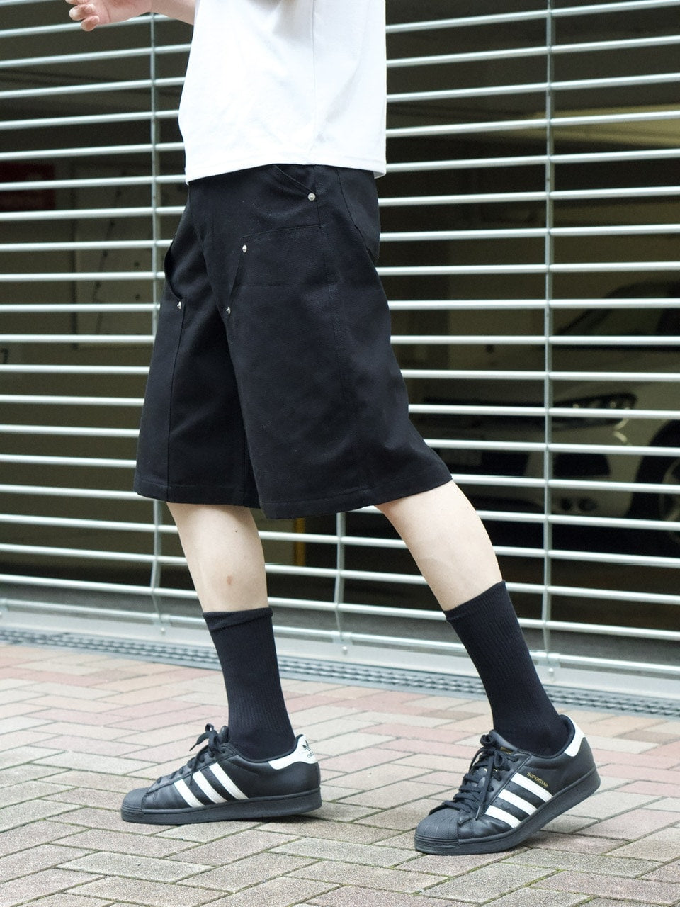 東京店WEB限定受注制【Chikashitsu +】utility half pants (2color)
