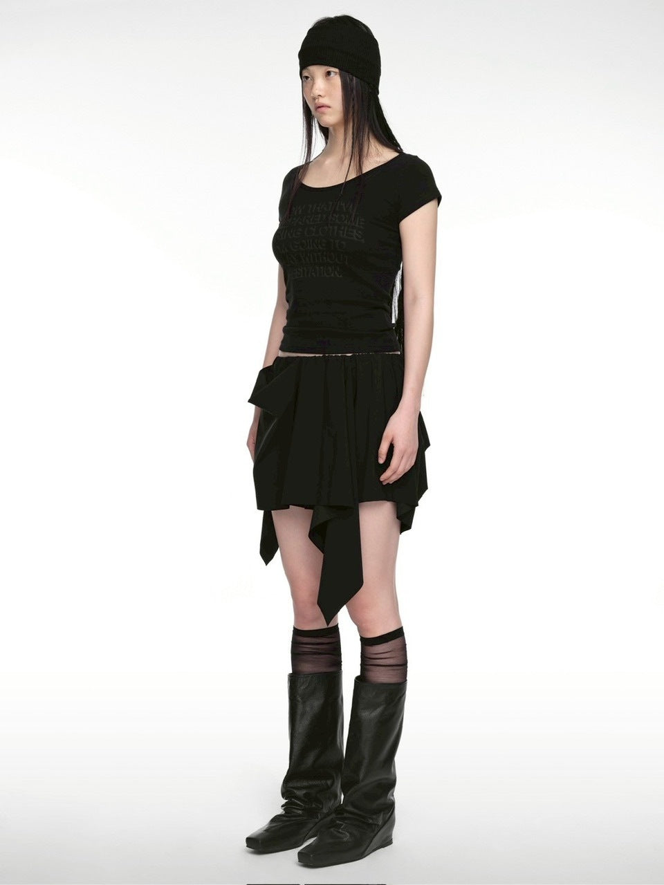 【NACHE】CONVEX PRINTED T-SHIRT