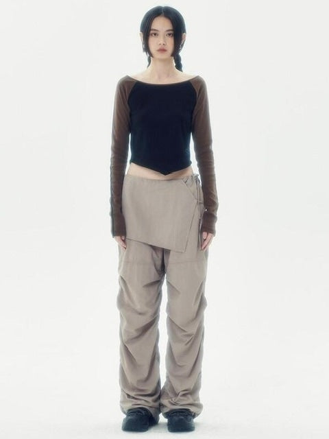 【runningHIGH】SPORTS SLIM RAGLAN TEE