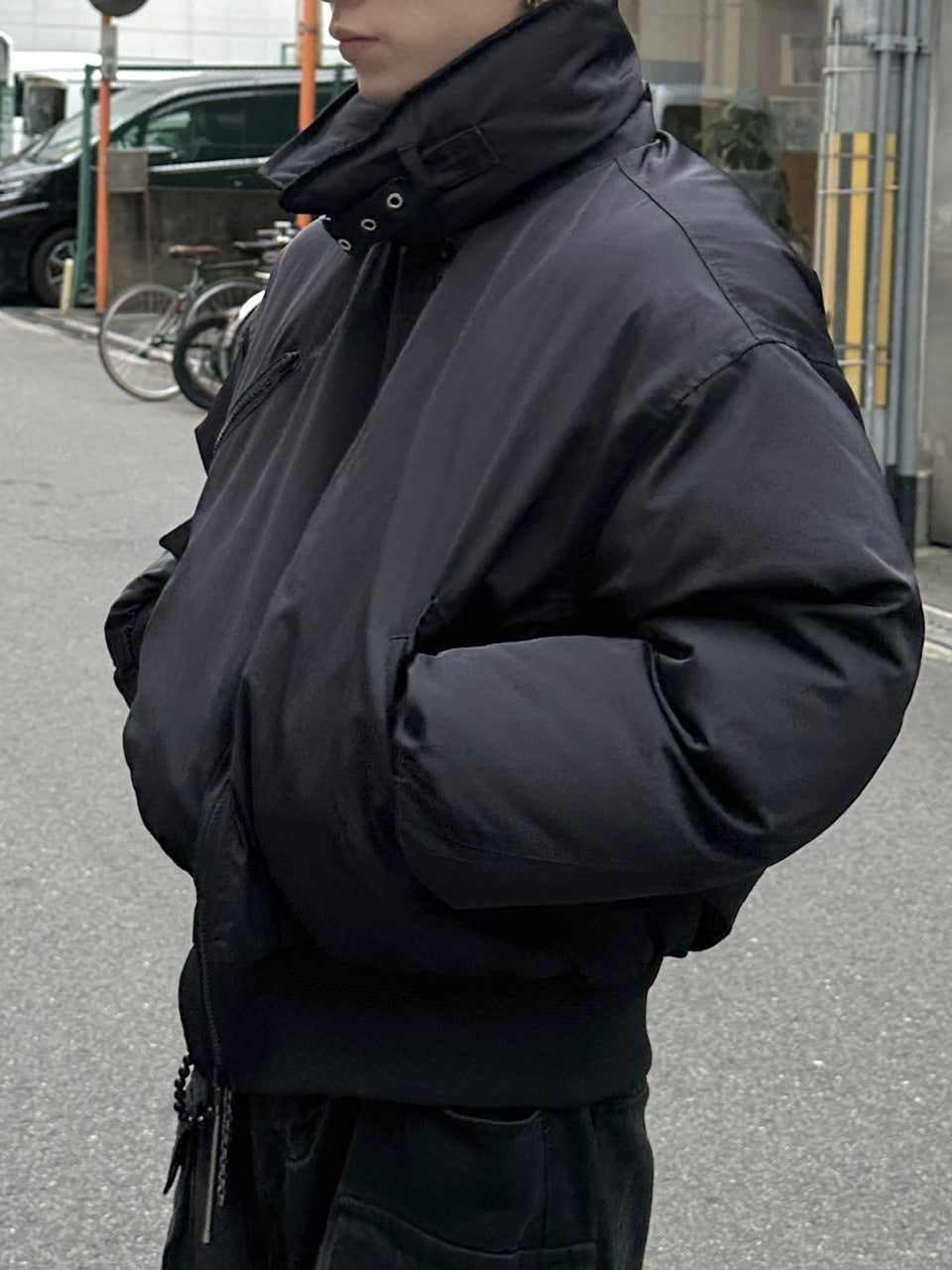 大阪店WEB限定【Chikashitsu +】stand neck padding jacket (2color)