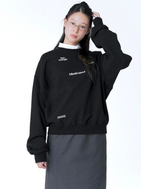 【Miseki seoul】Quote sweat shirts