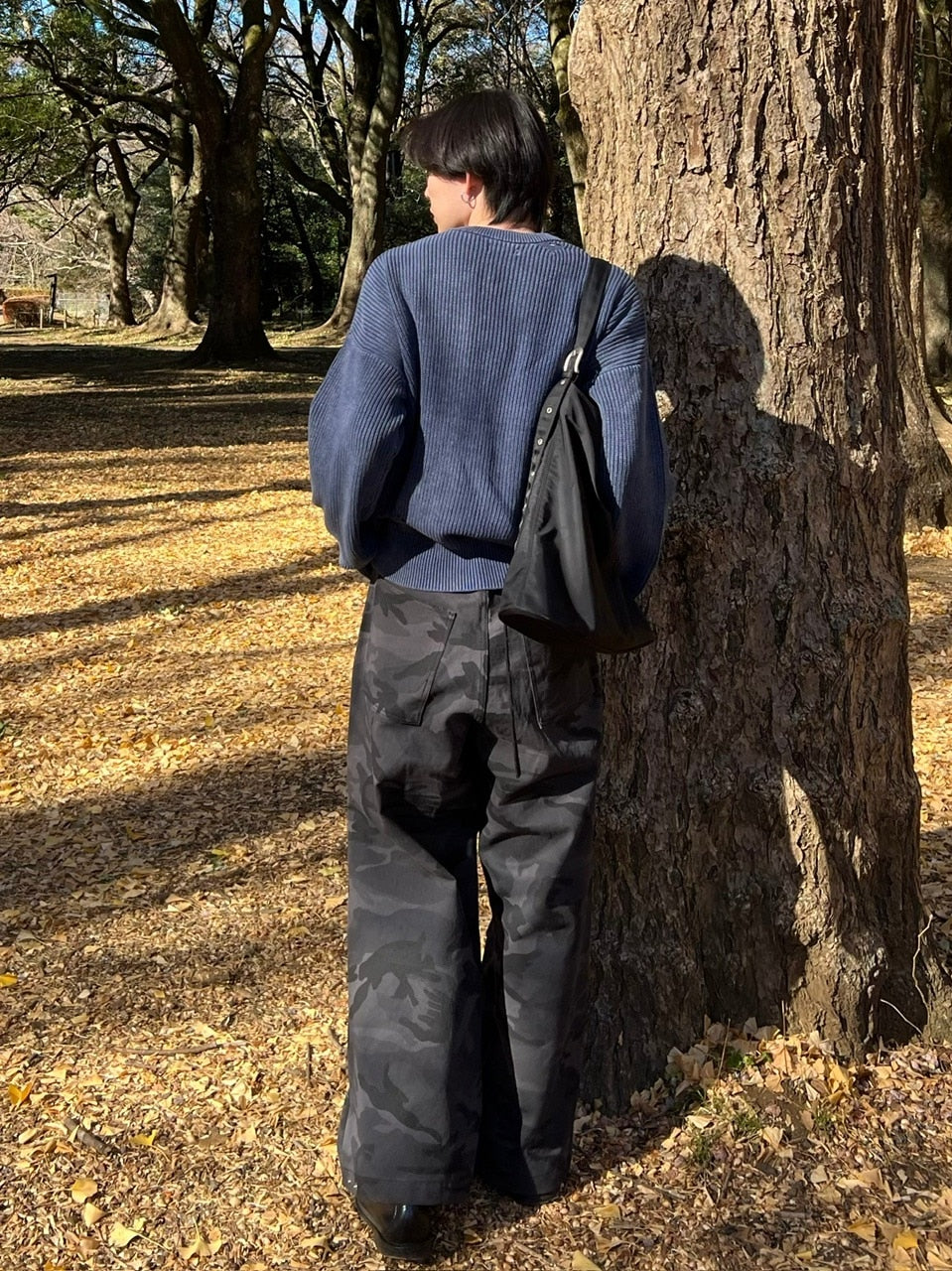 【Chikashitsu +】vintage wash damage knit (3color) / 【チカシツプラス】ビンテージウォッシュダメージ長袖ニット