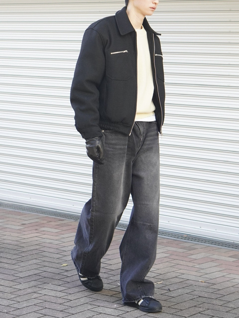 東京店WEB限定【Chikashitsu +】clear wool blouson (3color)