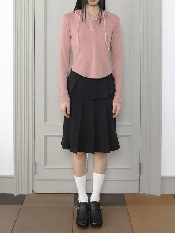 【Uglyshadow】BASIC CROP HOODIE