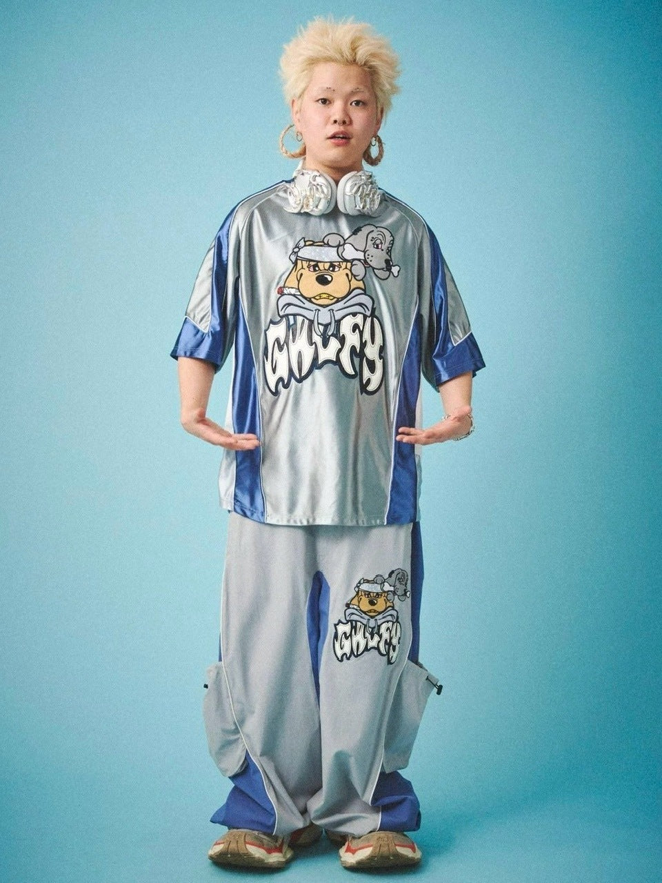 【GALFY】病みに争いしサイバーTシャツ