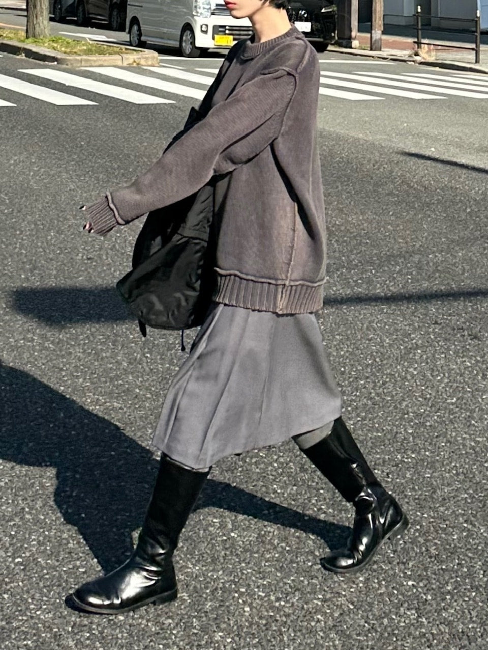 大阪店WEB限定【Chikashitsu +】pigment dyeing knit