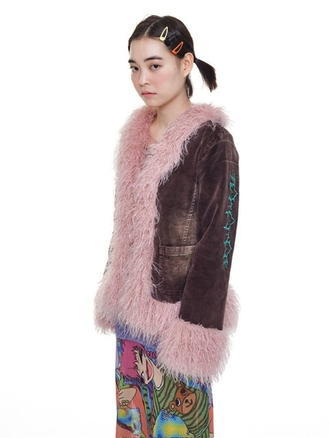 【YOUTHBATH】Fluffy washed jacket