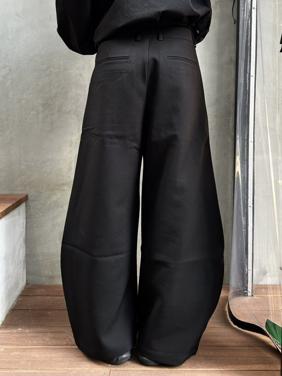 【youll】2tuck slit curve slacks