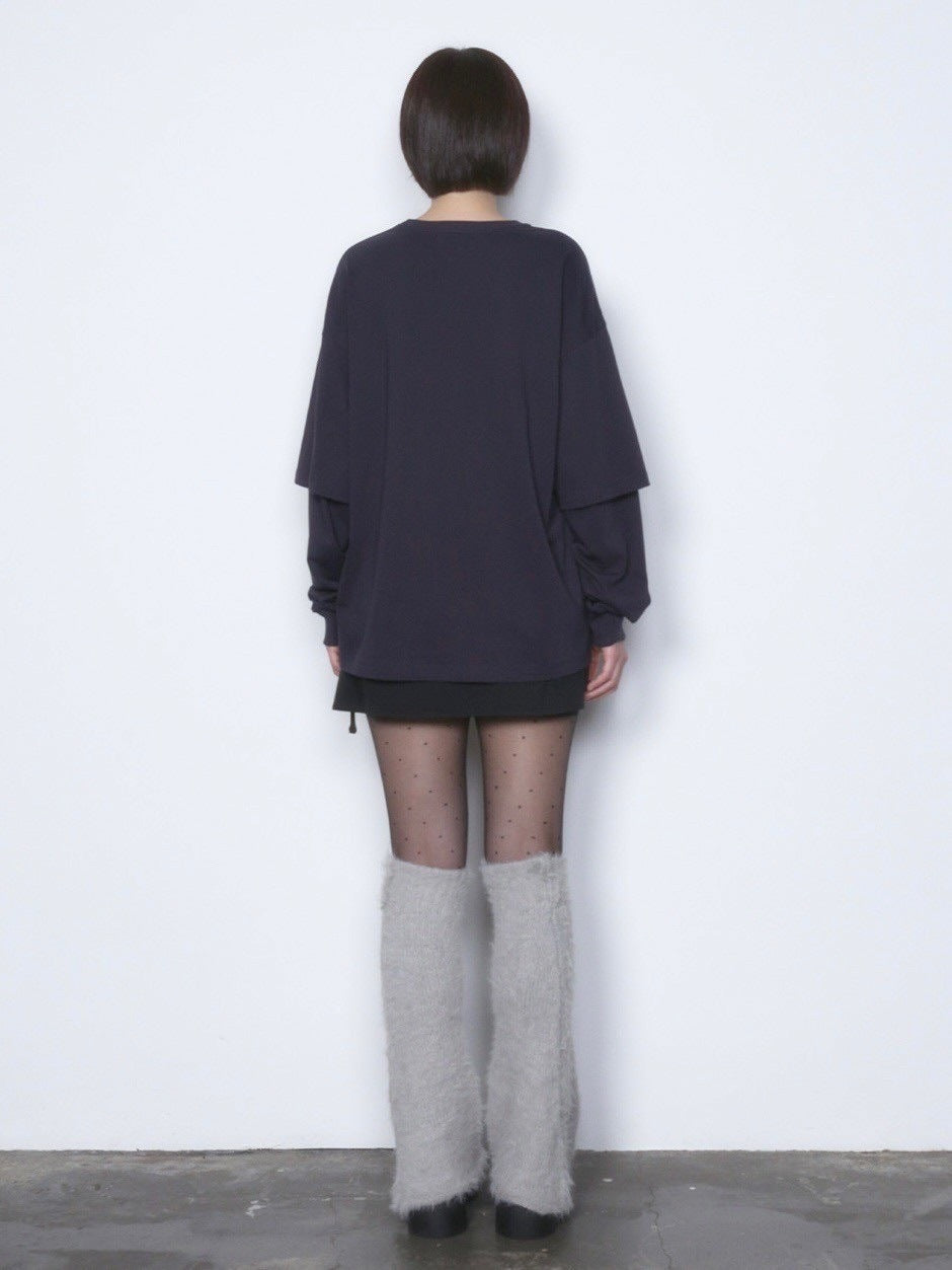 【TUOMIO】BUNNY LAYERED LONG SLEEVES