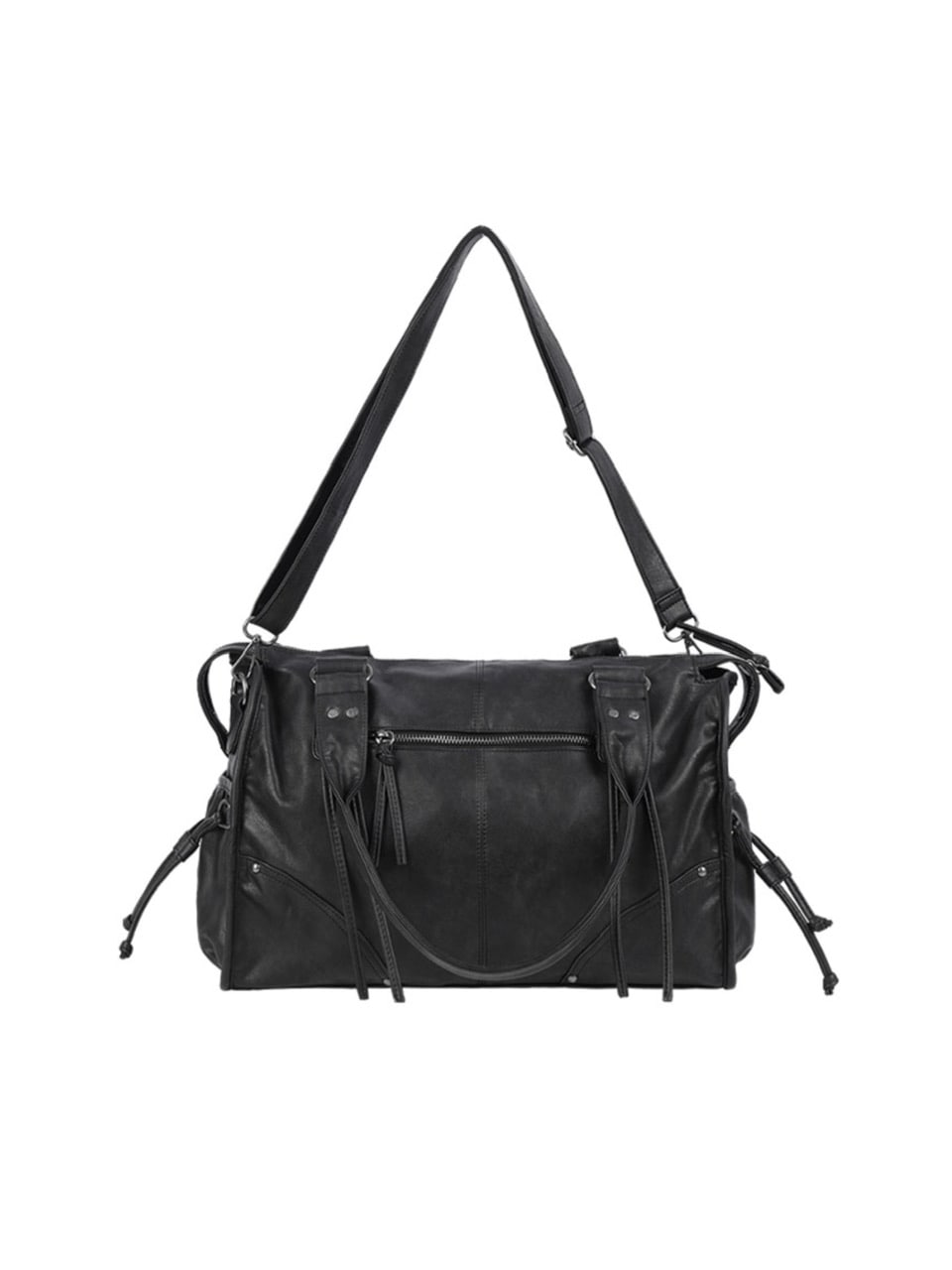 【FANCY CLUB】BELTED WASHING LEATHER BAG / 【ファンシークラブ】ベルトウォッシングレザーショルダーバッグ
