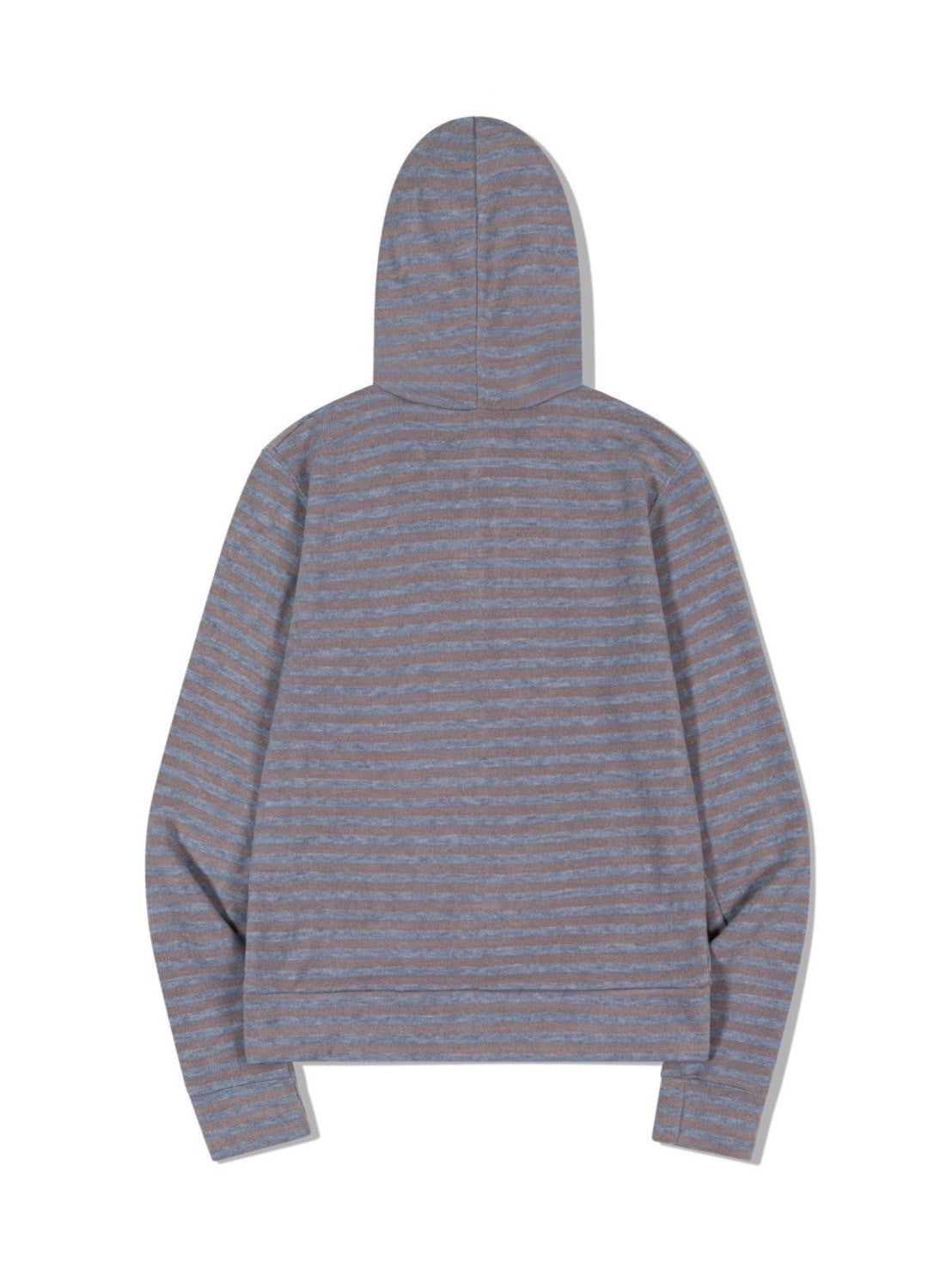 【Uglyshadow】US STRIPED HOOD ZIP UP