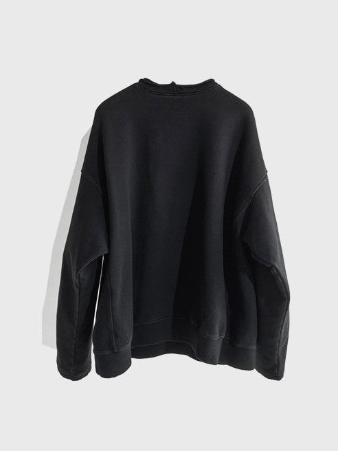 【Cord】Round Cut Vent Crew-neck