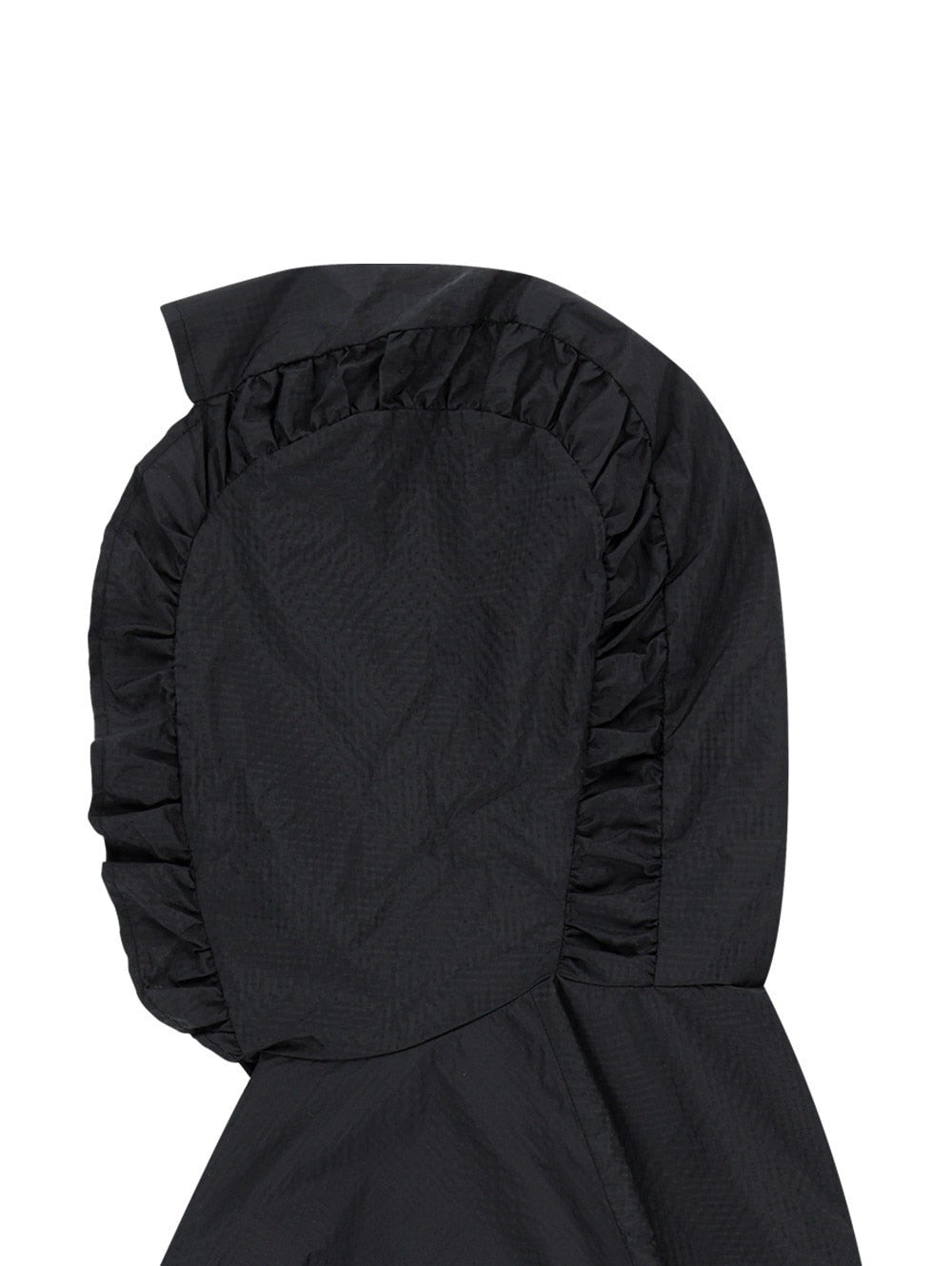 【TUOMIO】FRILL LAYERED HOOD JACKET