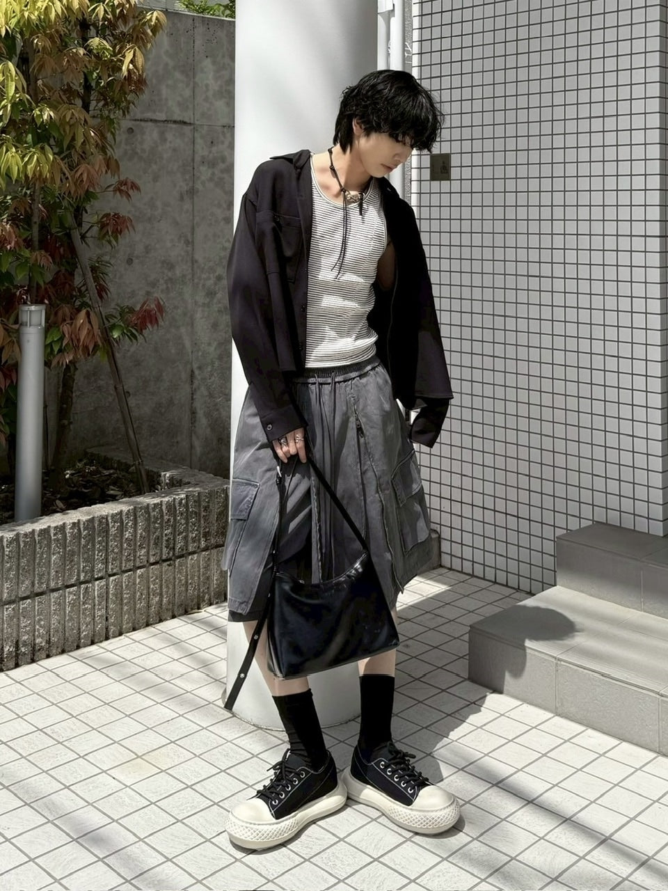 受注制【Chikashitsu +】volume toe canvas sneaker (2color)