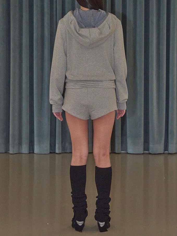 【ODDONEOUT】TUCK HOODIE / 【オッドワンアウト】タックフード長袖パーカー