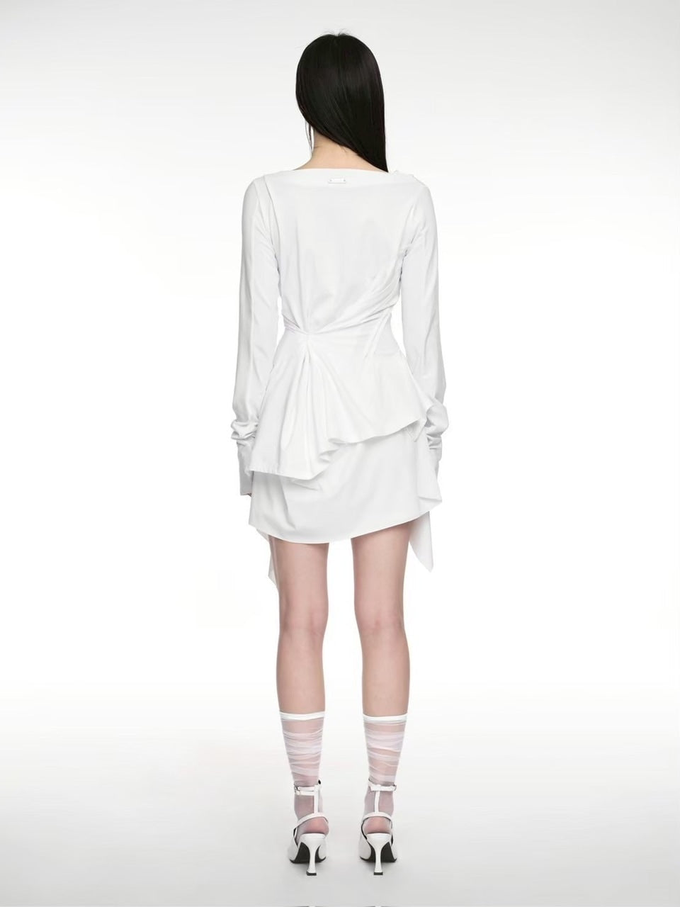 【NACHE】INCLINE DRAPING LONG SLEEVE