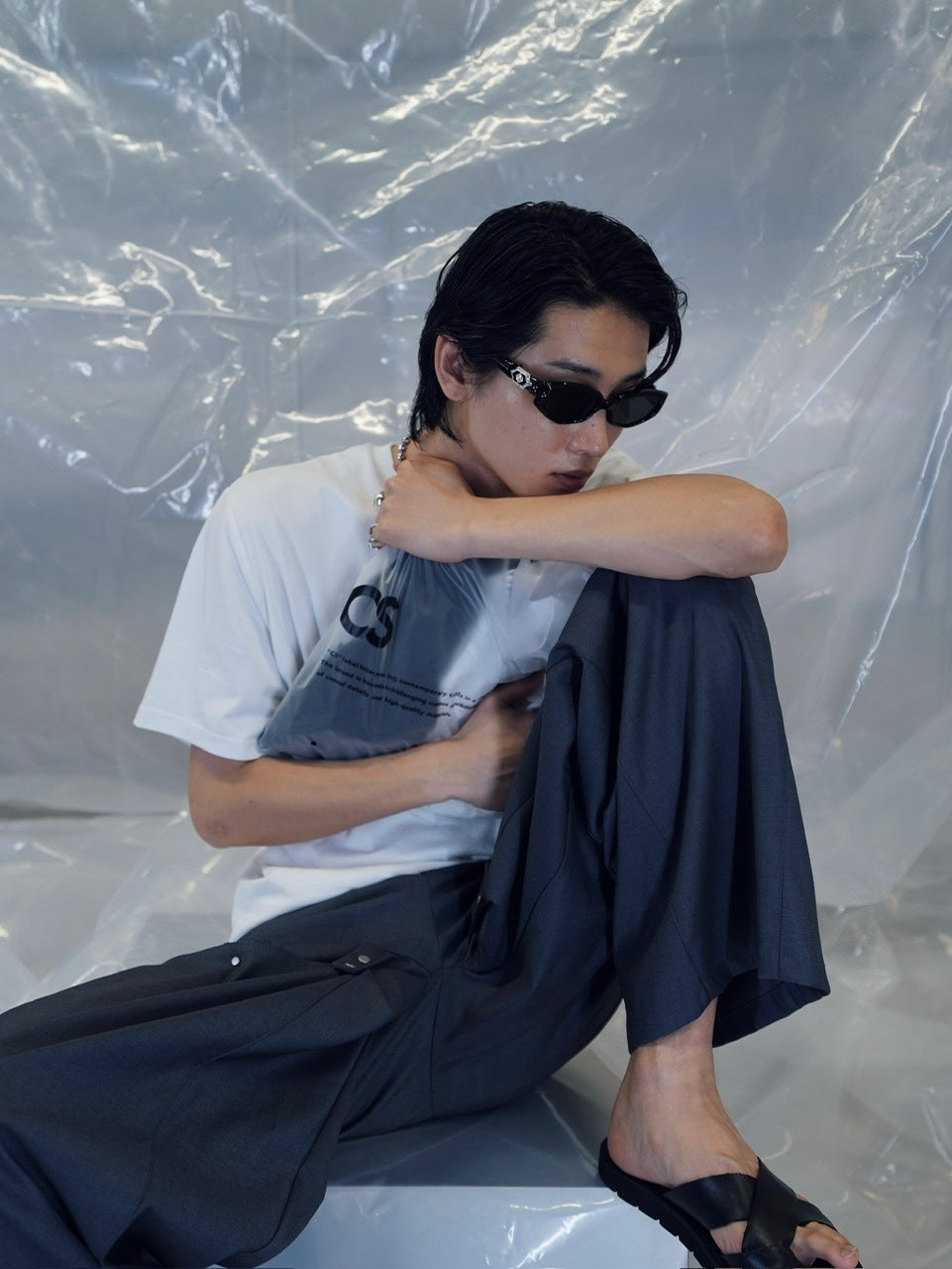 【CS】2-PIECE CROPPED PACK TEE