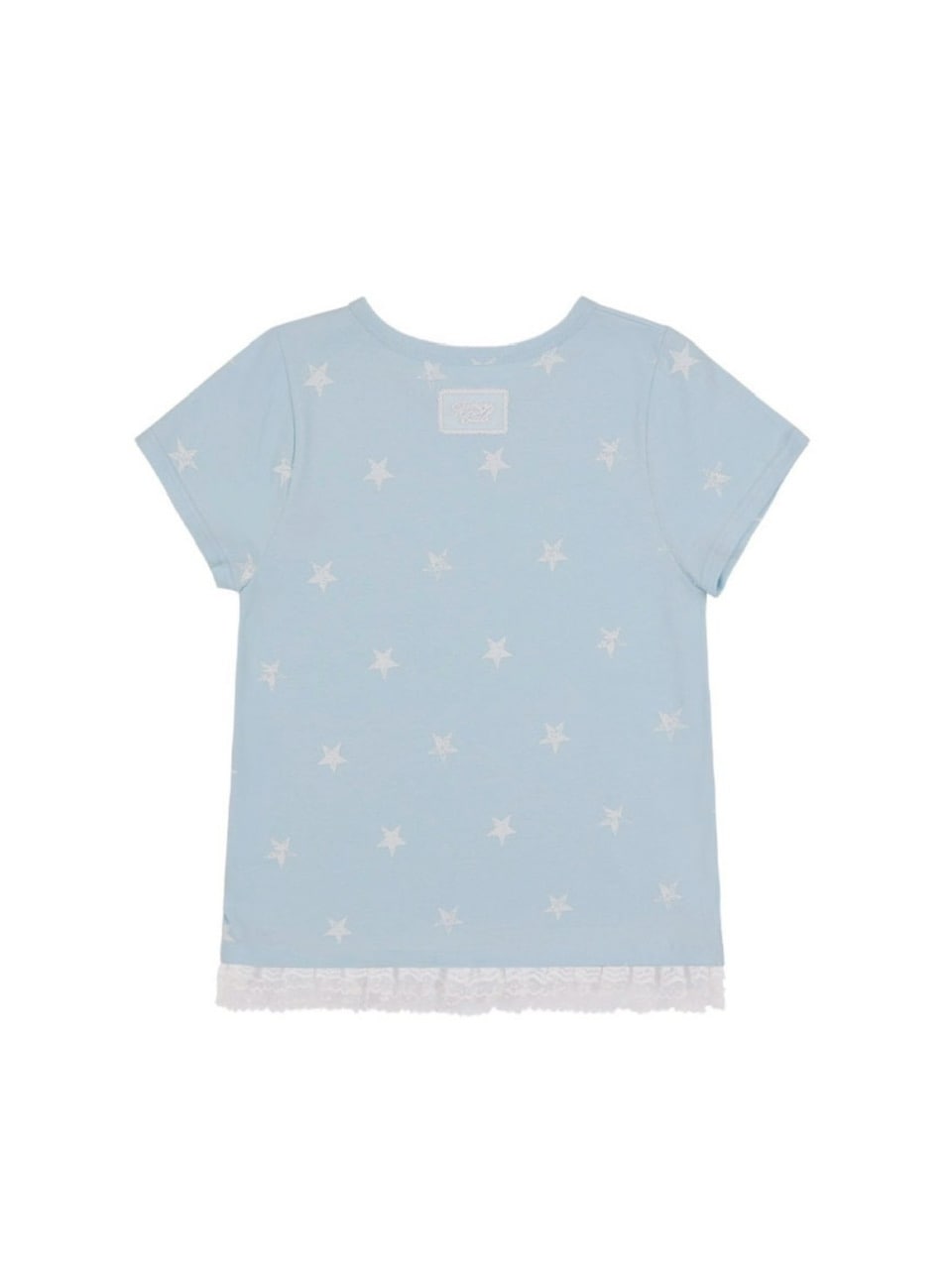 【FANCY CLUB】Lace Star Layered Tee / 【ファンシークラブ】レーススターレイヤード半袖Tシャツ
