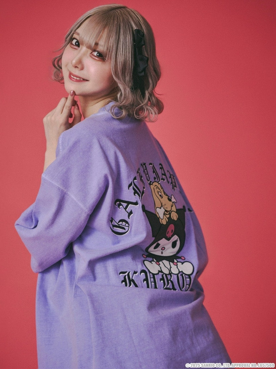 【GALFY×KUROMI】クロミちゃんとGALFYの半袖TEE