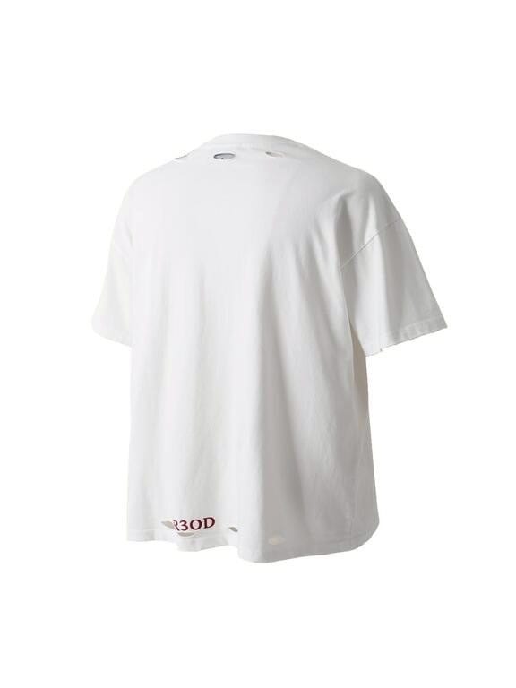 【roaringrad】DAMAGE LETTERING T-SHIRTS / 【ロアリングラド】ダメージロゴ半袖Tシャツ