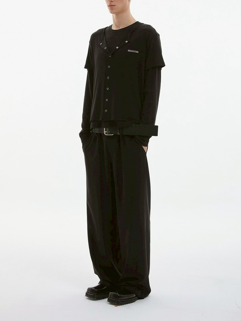 【ESC STUDIO】soft double t-shirt/ 【イーエスシーステュディオ】ソフトダブル長袖Tシャツ