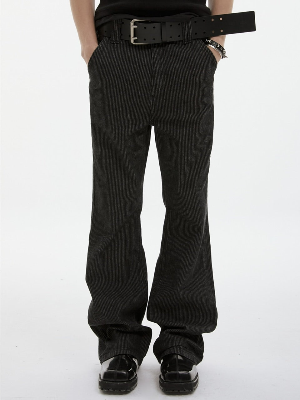 【ESC STUDIO】attractive bootcut jeans/ 【イーエスシーステュディオ】アトラクティブブーツカットデニムパンツ