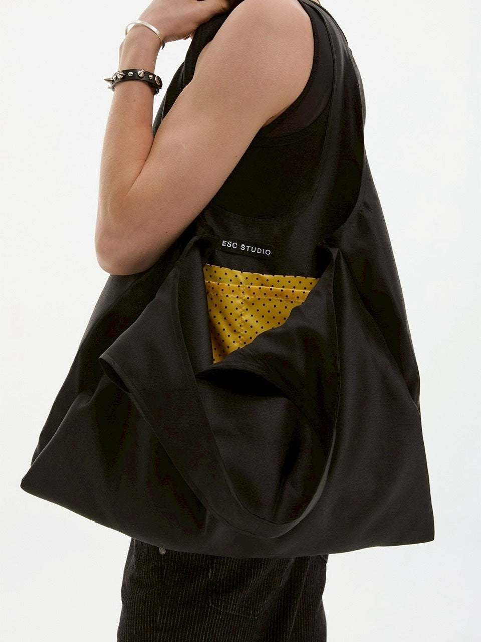 【ESC STUDIO】easy peasy bag/ 【イーエスシーステュディオ】イージーピージートートバッグ