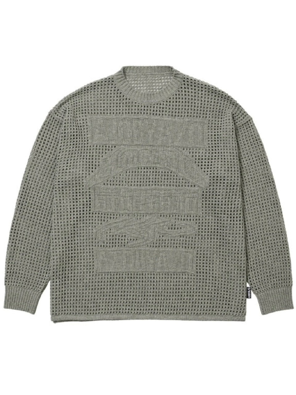 【AJOBYAJO】Total Logo Drop Needle Sweater / 【アジョバイアジョ】トータルロゴドロップニードル長袖セーター