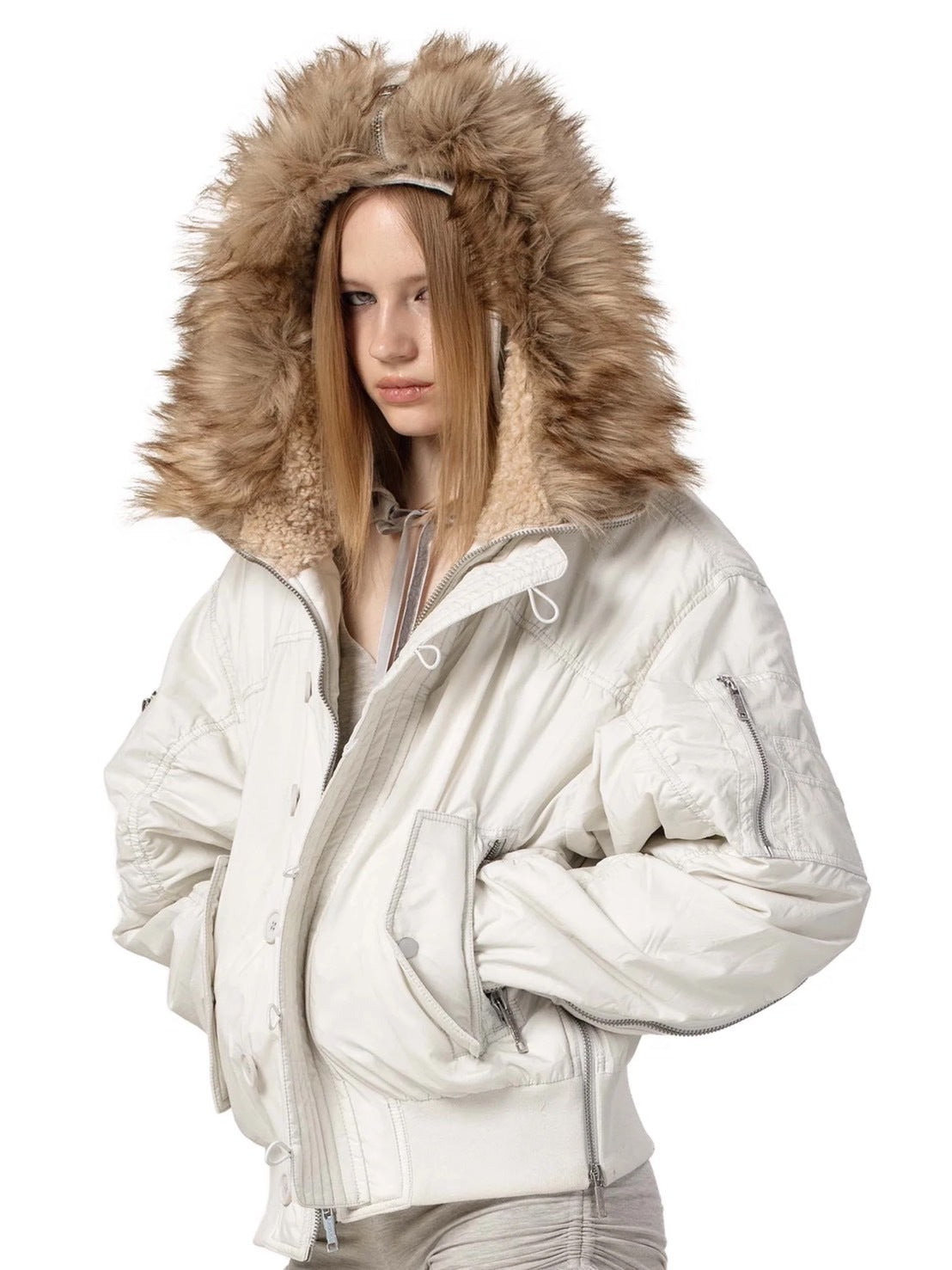 【RACER WORLDWIDE】Aviator Bomber 2 / 【レーサーワールドワイド】ジップポケットファージャケット