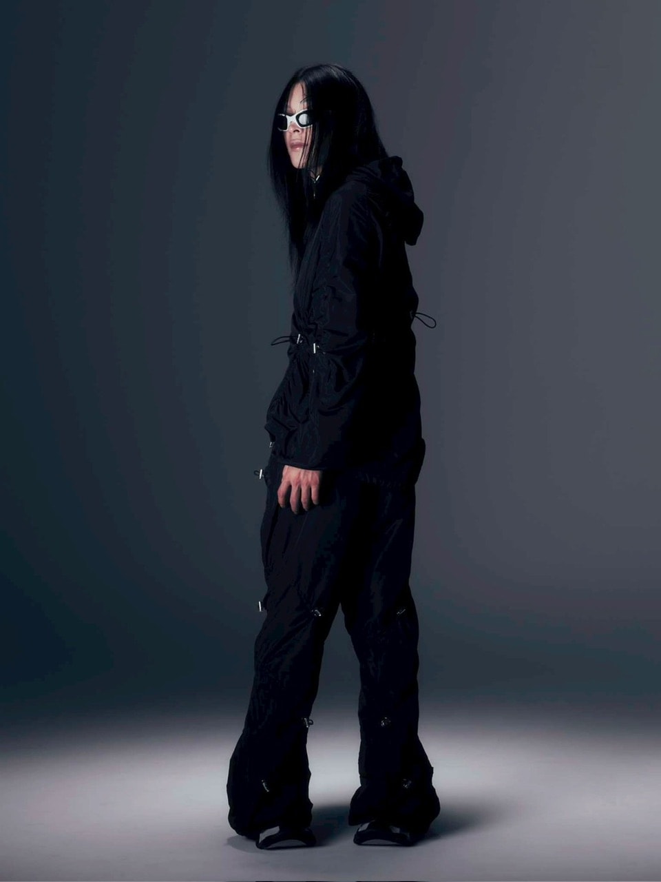 【DIG YOUR OWN GRAVE】SYN-EDGE PANTS /【ディグユアオウングレイブ】テックフレアパンツ