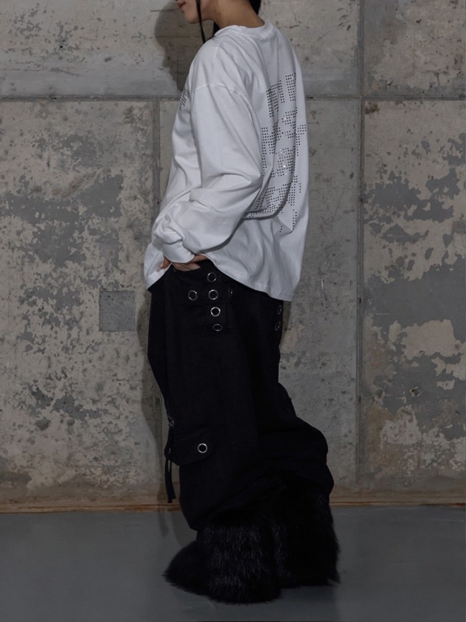 【FANCY CLUB】FF LETTERING LONG SLEEVE / 【ファンシークラブ】ＦＦレタリング長袖Ｔシャツ