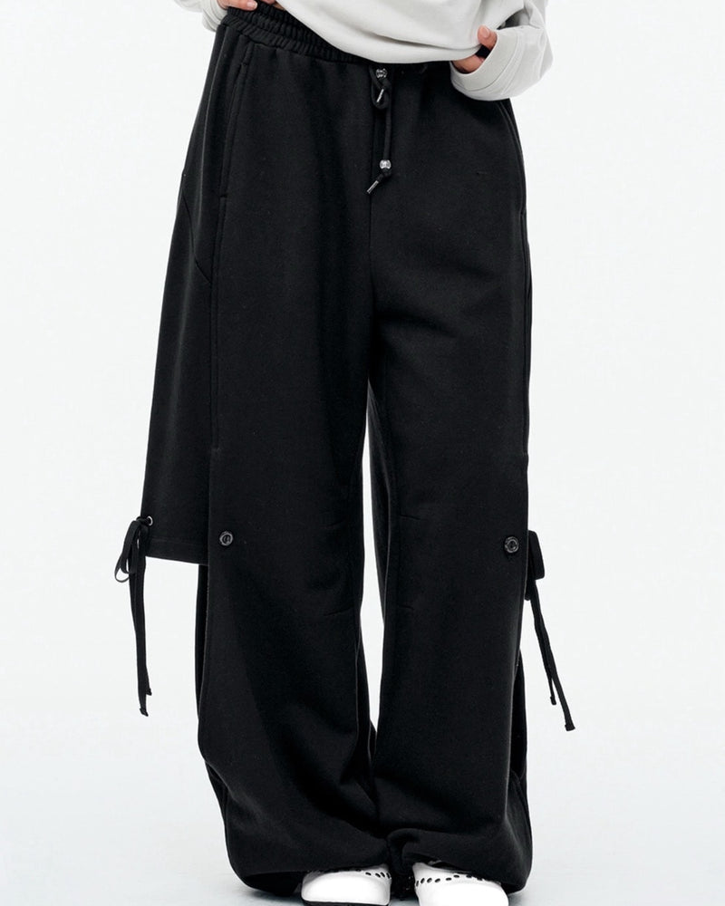 【TUOMIO】DOUBLE LAYERED SWEATPANTS / 【トゥオミオ】ダブルレイヤードスウェットパンツ