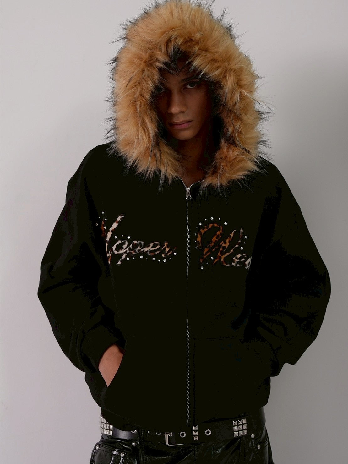 【ESC STUDIO】Upper wear zip-up hoodie