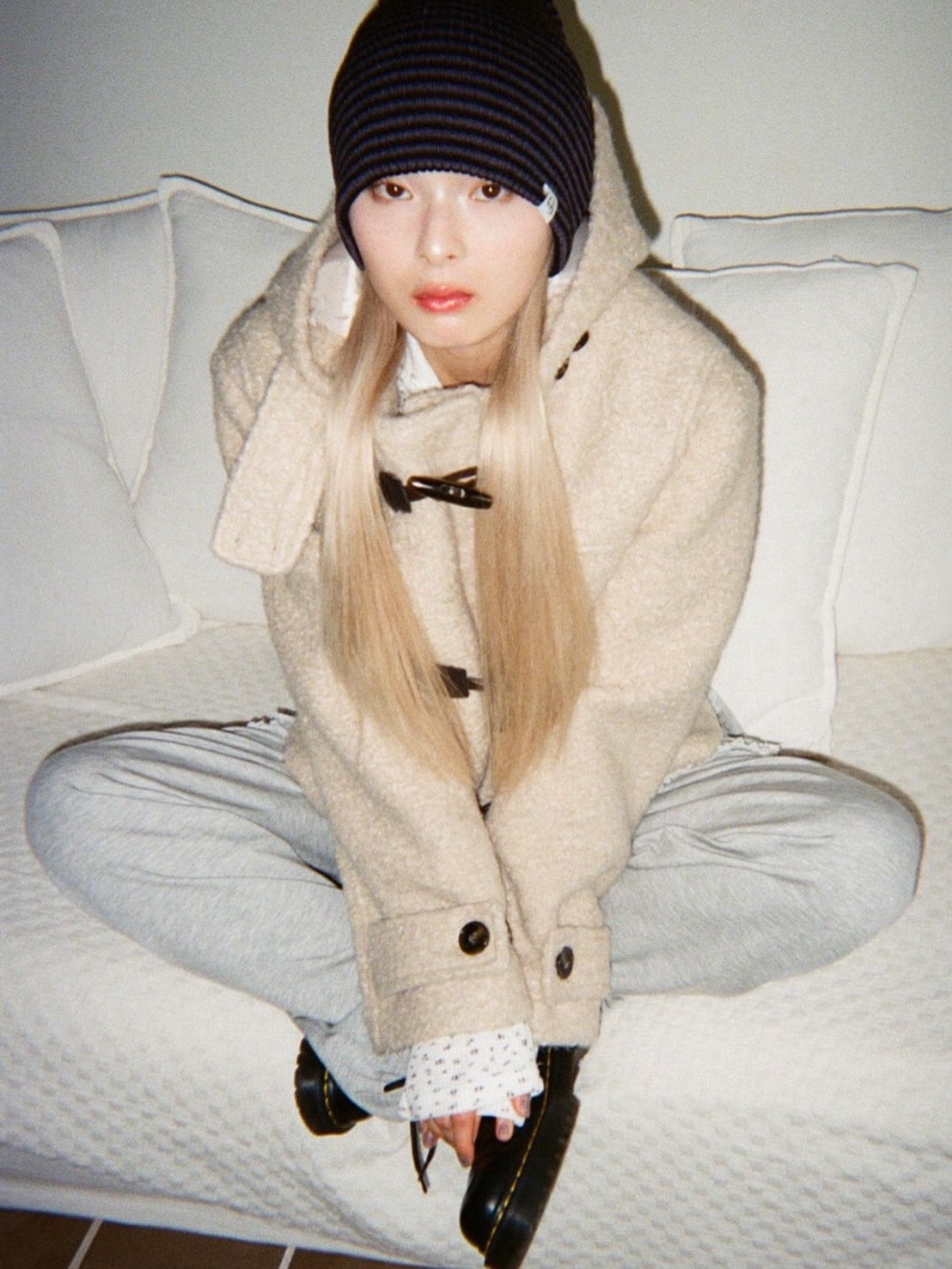 12/21 20:00 発売【Uglyshadow】CURLY DUFFLE COAT