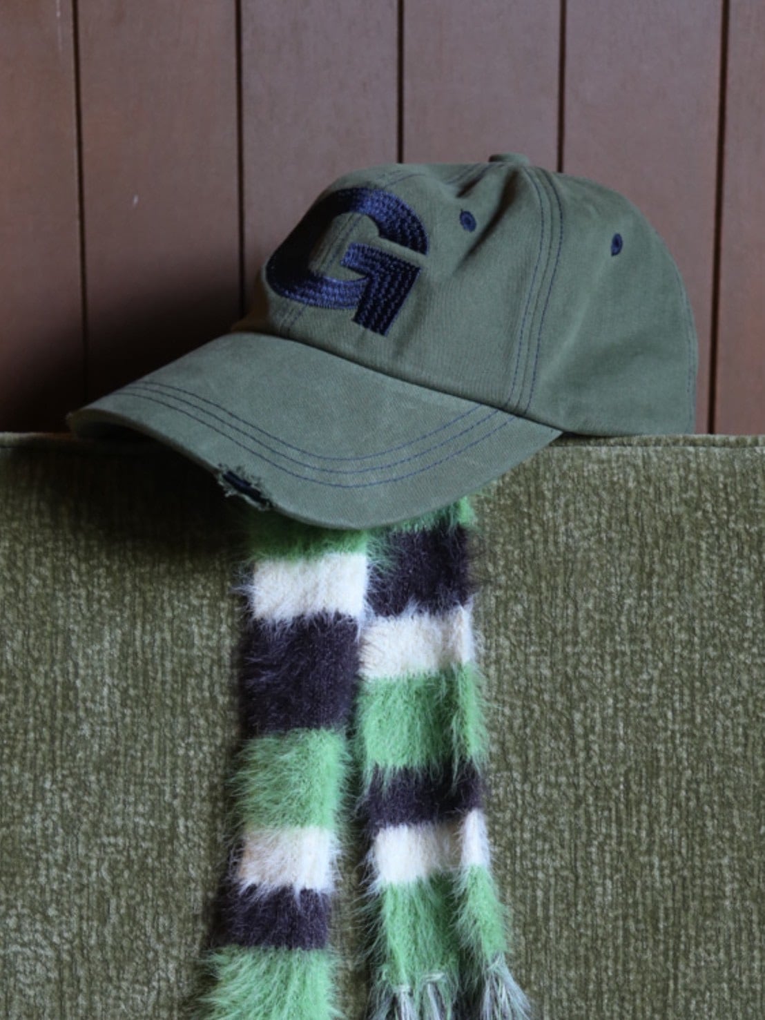 【IUGAMAKARAS】G Needlework Ball Cap