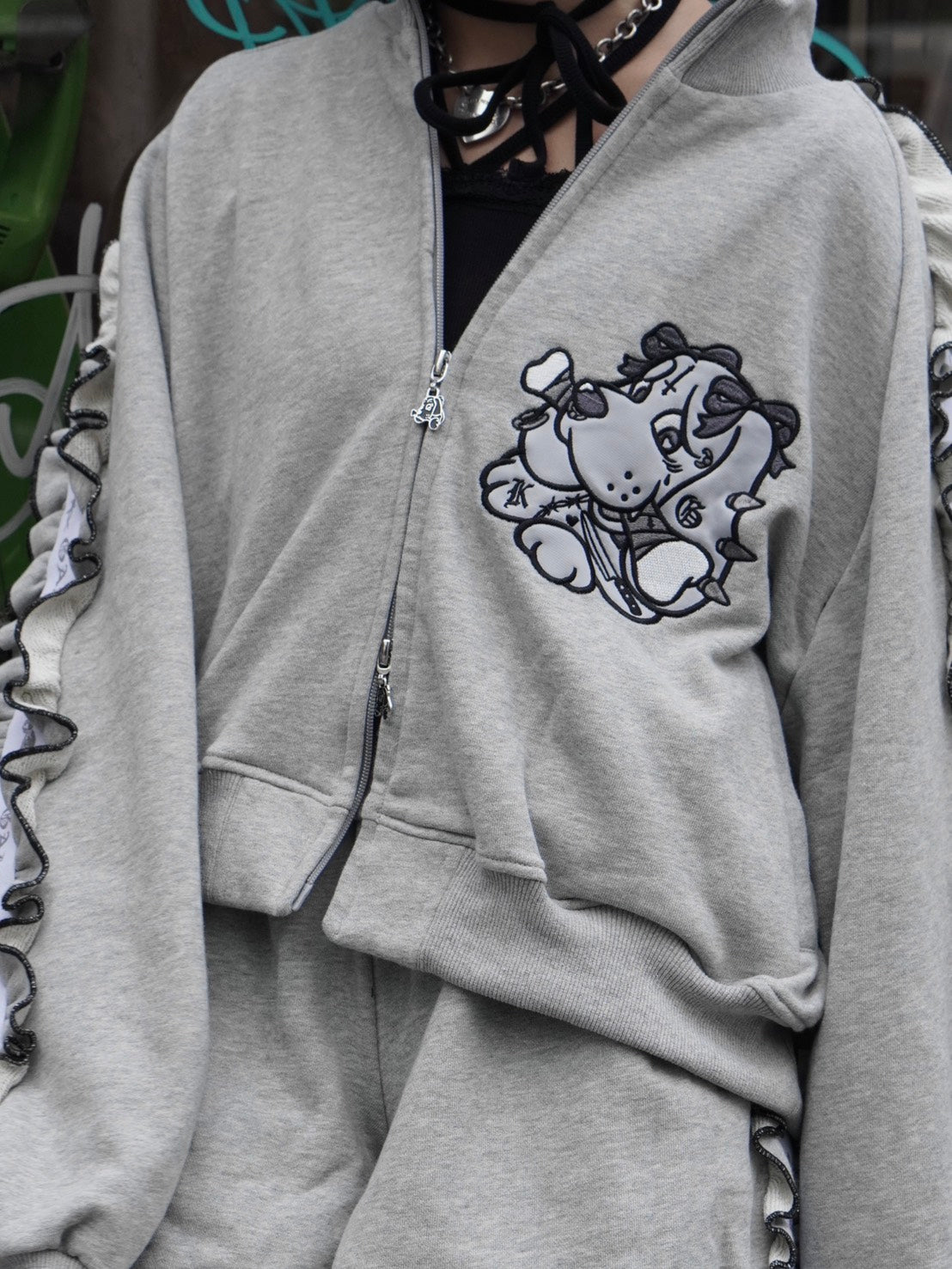 2/8 20:00発売 Pressing限定 【GALFY×kuua】コラボセットアップ (2color)