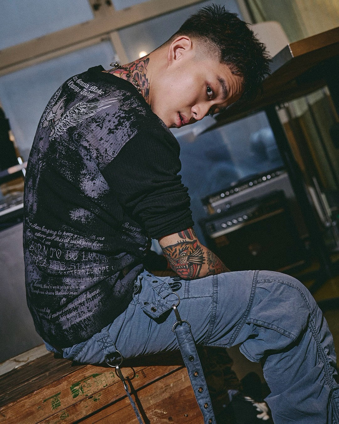 【GALFY】あの頃の兄ちゃん　SKULL TEE