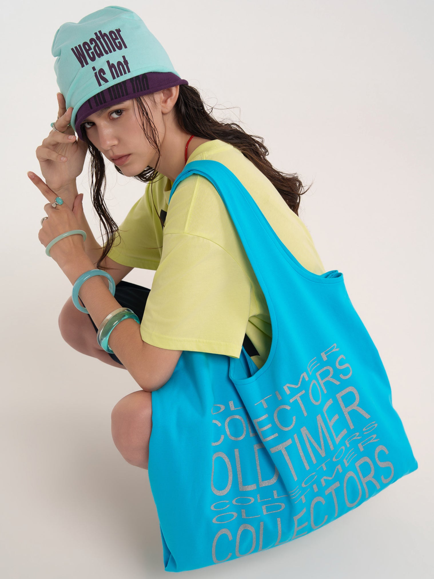 【ESC STUDIO】Big old timer market bag