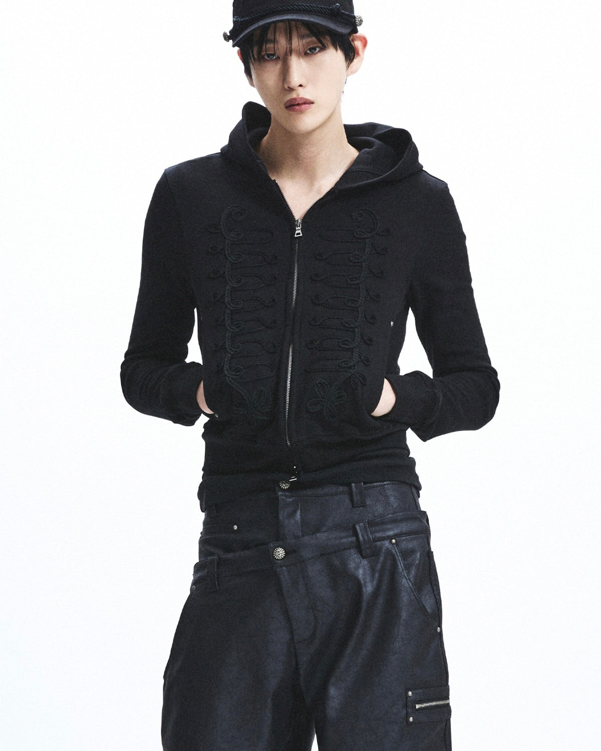 【LECYTO】Hussar Loop Zip-Up Hoodie