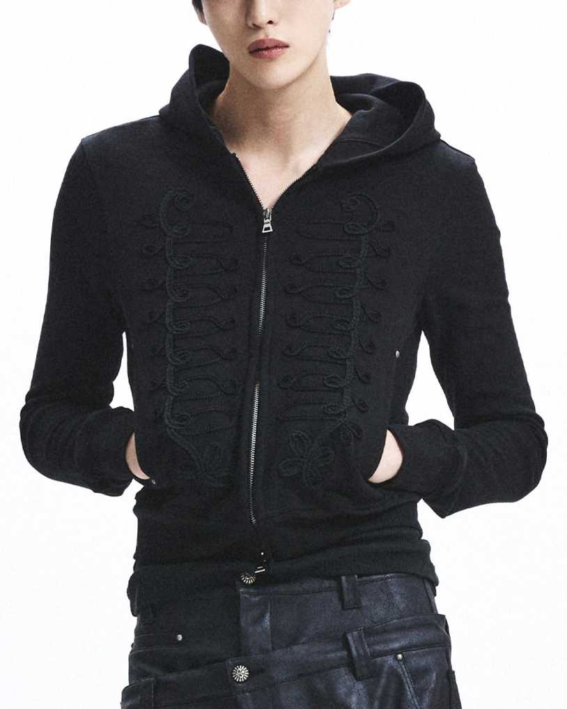 【LECYTO】Hussar Loop Zip-Up Hoodie