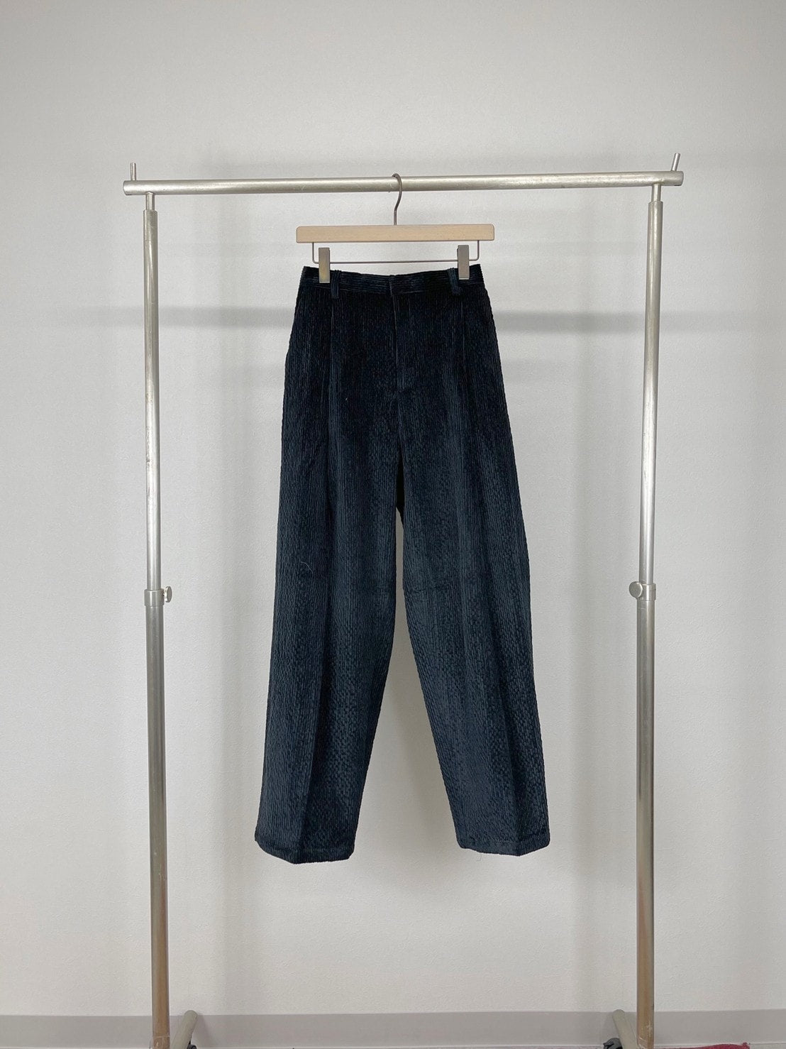 受注制【Chikashitsu +】set up high waist corduroy pants (3color)